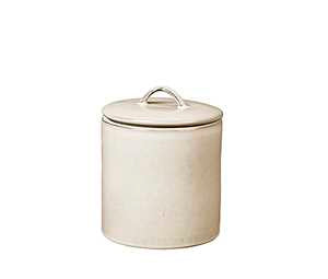 Jar With Lid "Nordic Sand" Stoneware