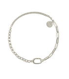 Harvey Heavy Bracelet Silver, S/M