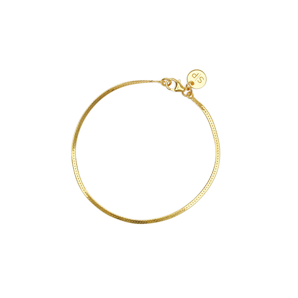 Herringbone Bracelet Gold