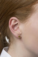 Ladda upp bild till gallerivisning, Sparkle Clover Earrings Gold