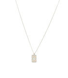 North Star Signet Necklace Silver