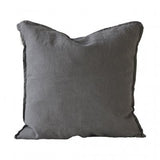 Cushion cover linen 50x50, Dark Grey