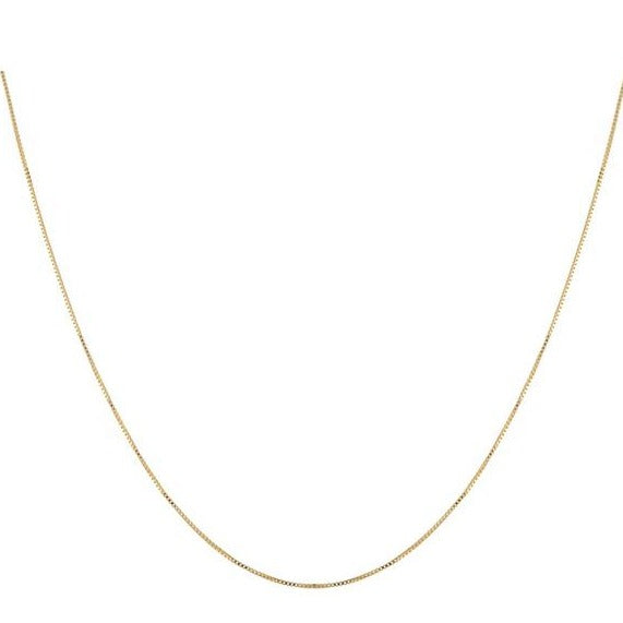 Beloved Long Box Chain Gold