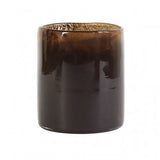 Lyric candleholder M, Dark brown