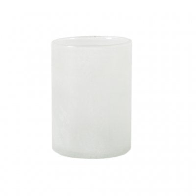 Frost candleholder Large, White